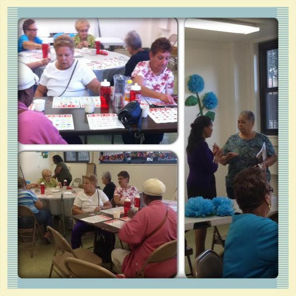 Bingo and budgeting go hand in hand at the UNHP Financial Education Workshop held in the Community Room at West Farms Square.