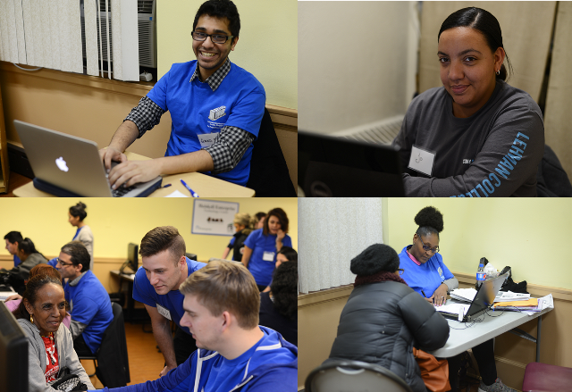 Assorted photos from our 2015 Tax Preparation Program.