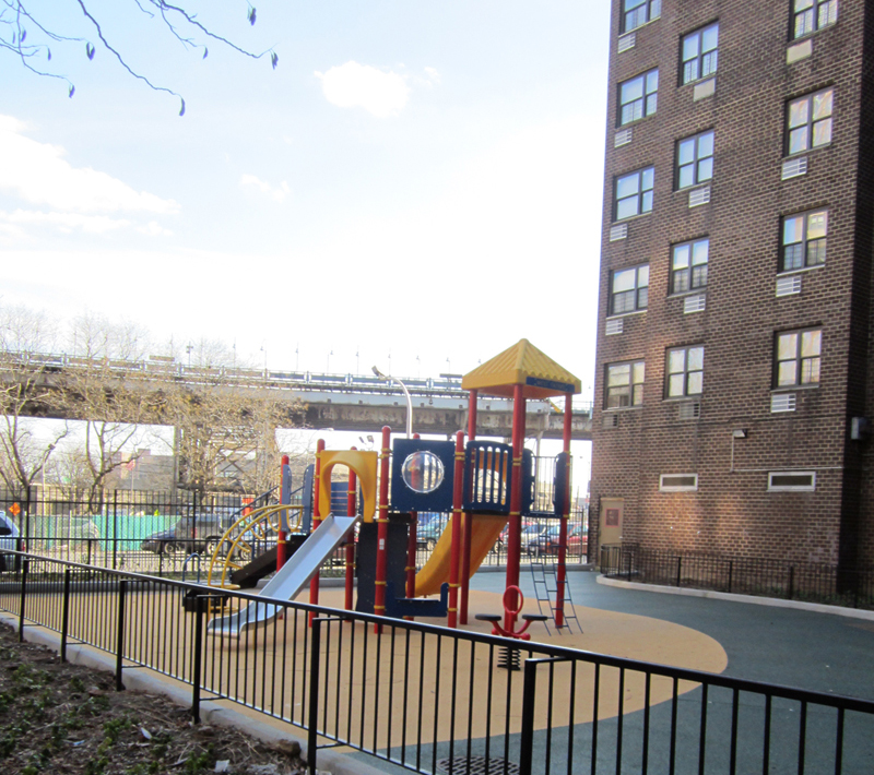New Playground at the West Farms project