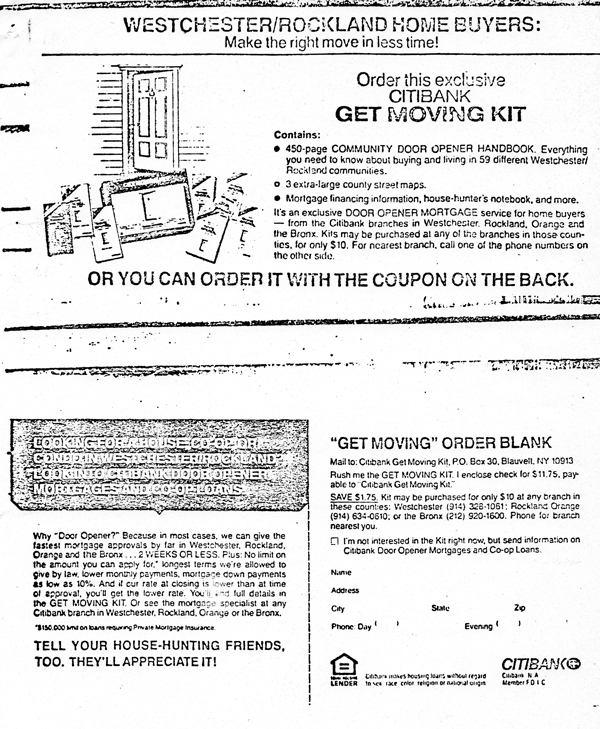 A “Get Moving Kit” flyer. Image courtesy of Gregory Jost.