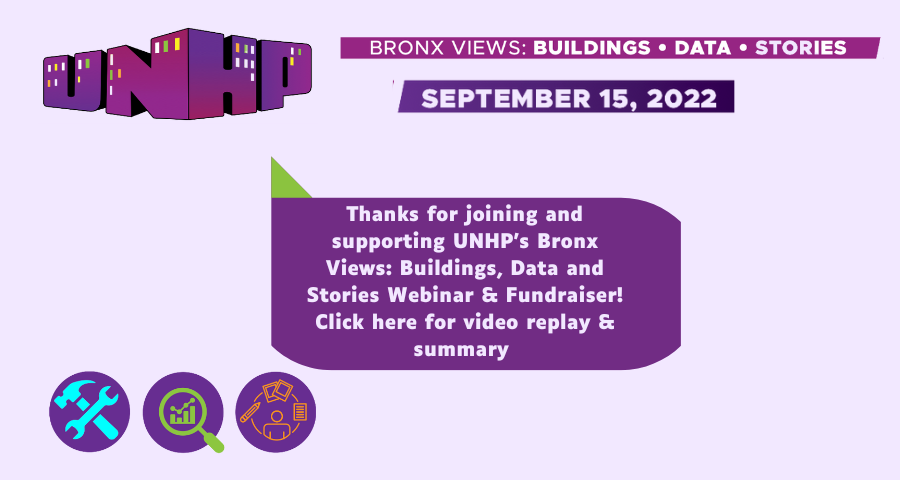 Bronx Views Webinar Summary and Replay