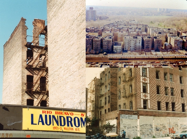 The northwest Bronx is a series of neighborhoods from the Cross Bronx expressway to the County line, dominated by multifamily buildings. Vacant buildings were concentrated in Community Boards 5 and 6 and scattered throughout Community Board 7.